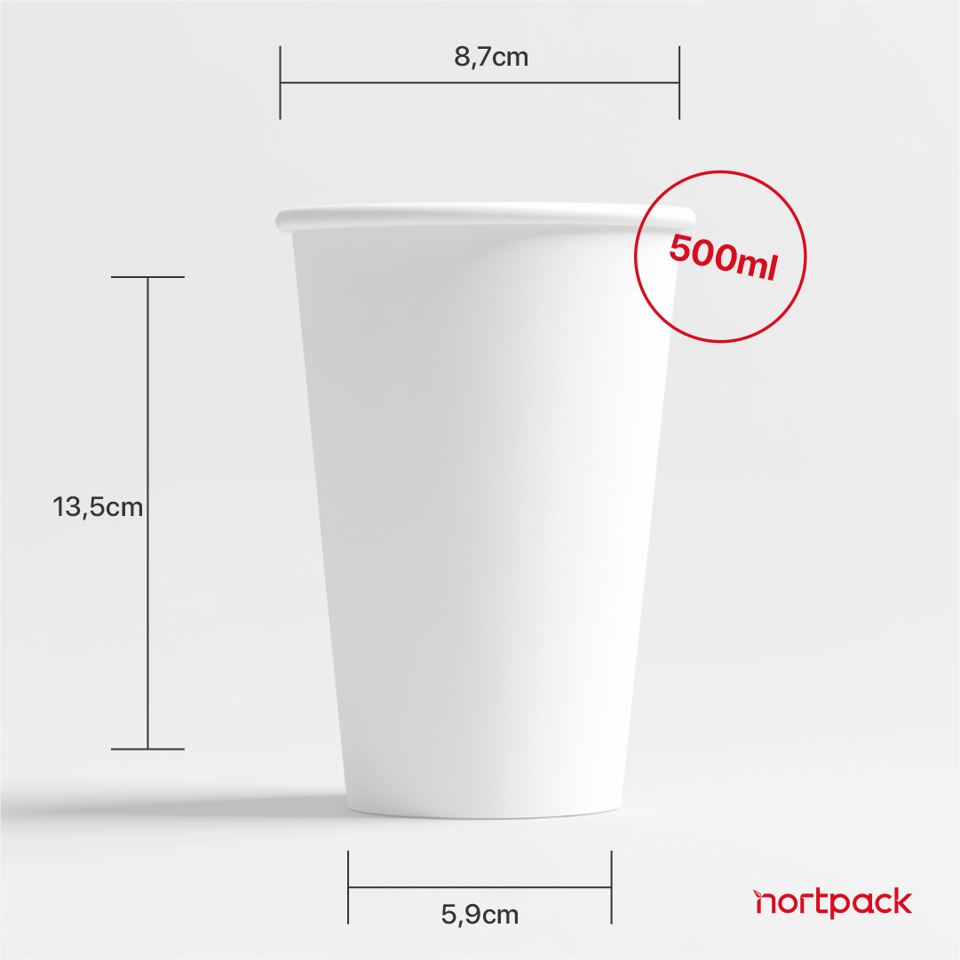 Copo BRANCO 500ml